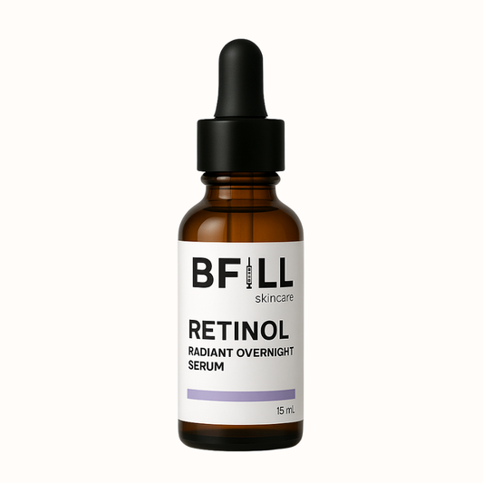 เซรั่มลดเลือนริ้วรอย ให้ผิวดูเรียบเนียนและอ่อนเยาว์ขึ้น BFILL-RETINOL RADIANT OVERNIGHT 15 ML