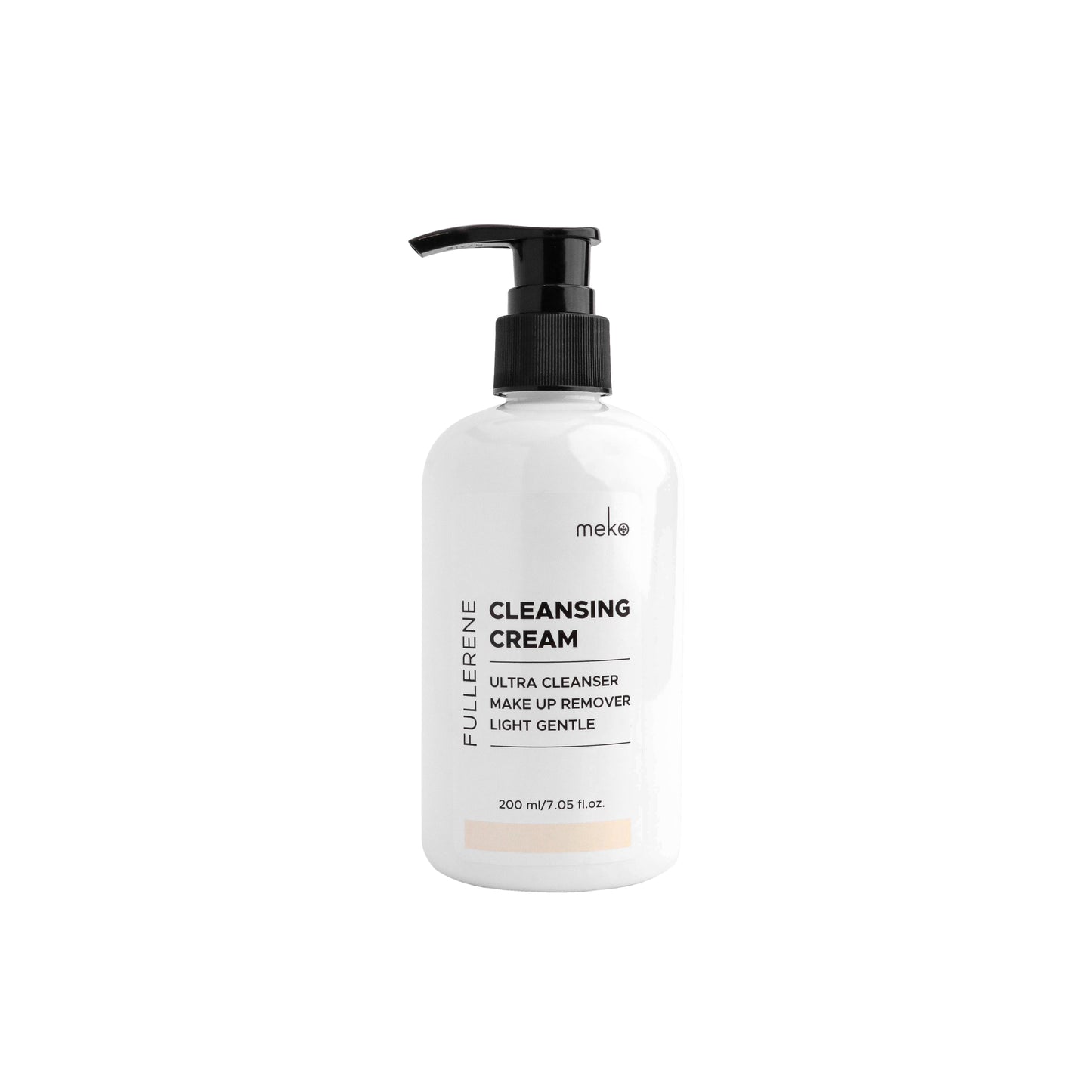 คลีนซิ่ง ครีม Cleansing Cream ครีมทำความสะอาดผิวหน้า ที่เมโกะ คลินิก Meko Clinic ขวดปั้ม 200 ml.