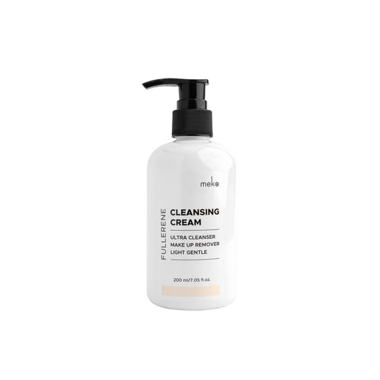 คลีนซิ่ง ครีม Cleansing Cream ครีมทำความสะอาดผิวหน้า ที่เมโกะ คลินิก Meko Clinic ขวดปั้ม 200 ml.